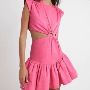 Aje Pink Mini Dress